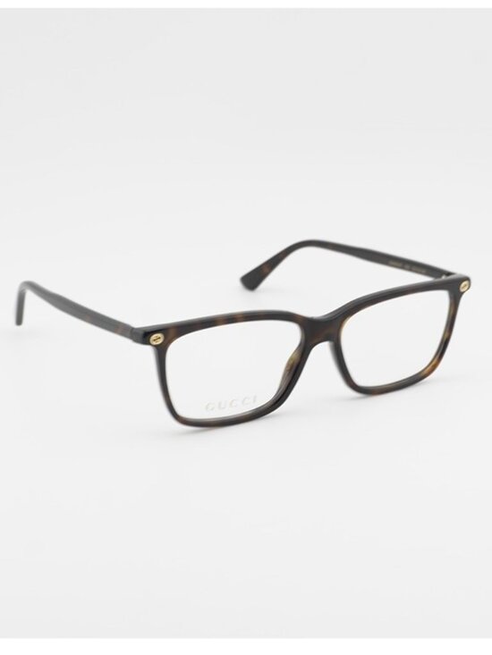 Gucci GG0094O 002 Eyeglasses Havana 52mm Rectangle Frame main image 5